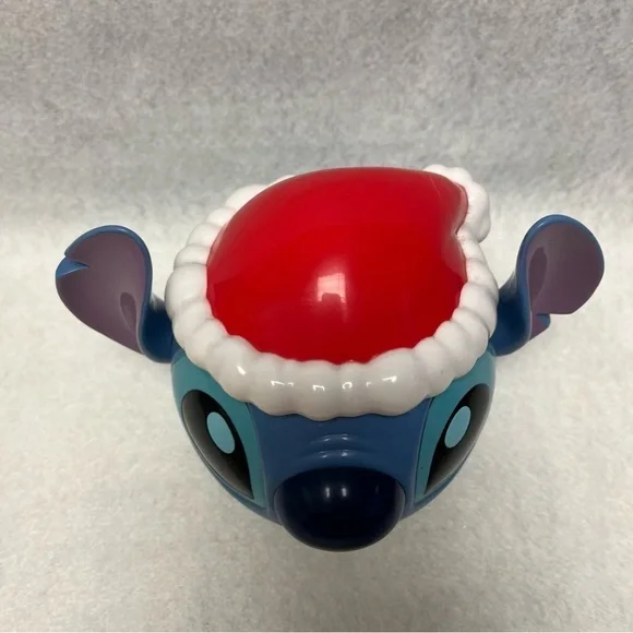 Lilo & STITCH Christmas MOCHI Cup Holder Tokyo Disneyland TDR Blue Santa - Picture 4 of 7